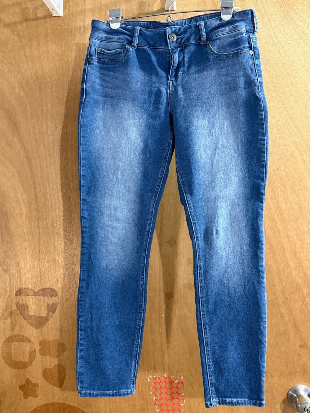 Maurices Women's Mid Blue Stretch Jeggings